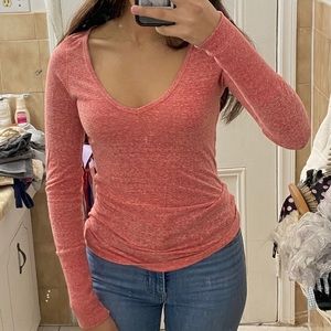 buy1get1 50% off!- American Eagle pink long sleeve